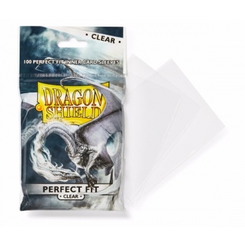 Dragon Shield - Perfect Fit Clear Sleeves - Standard Sleeves (100 stk) - Plastiklommer